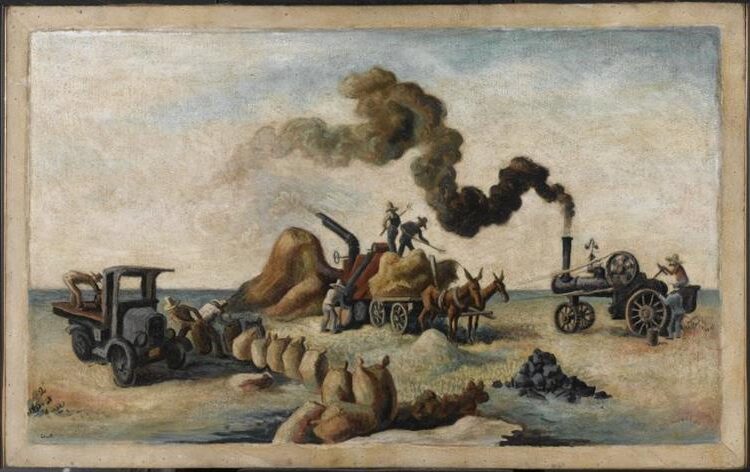 Thomas Hart Benton landscape