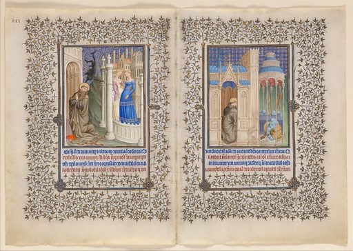 The Belles Heures of Jean de France, Duke of Berry 1405 by the Limbourg Brothers