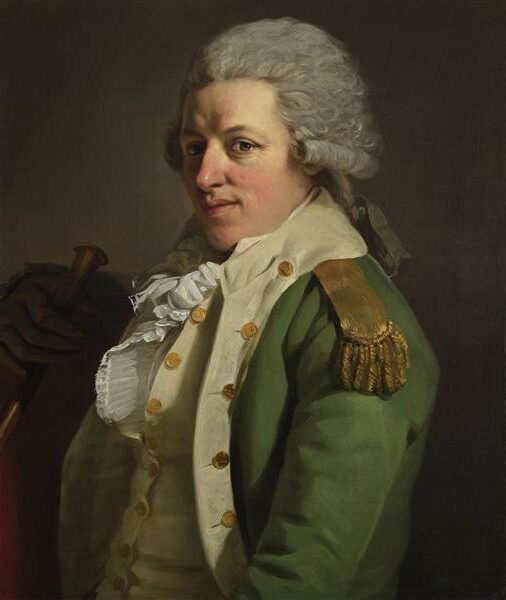 Portrait d'un aristocrate en uniforme (1785-1790) représente un noble distingué vêtu d'un uniforme militaire orné.