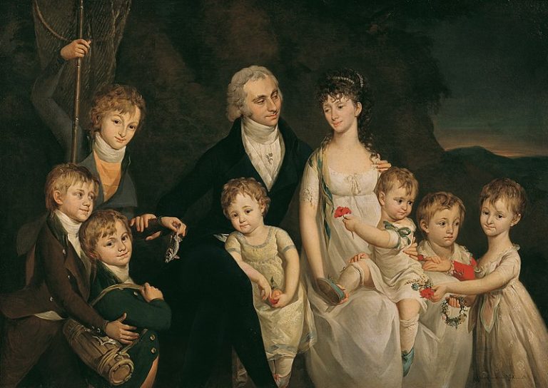 The Family Anton von Marx (Vienna, Austrian Gallery Belvedere), 1803.