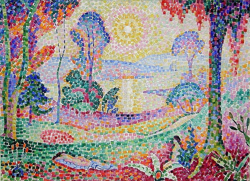 Coucher de Soleil No. 1 (Paysage) par Jean Metzinger, ca. 1906