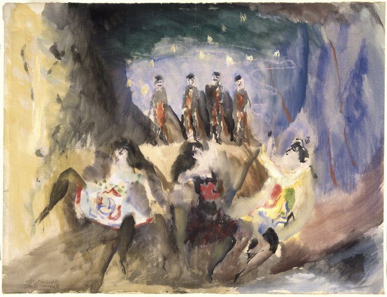 Étude pour le ballet russe, 1914