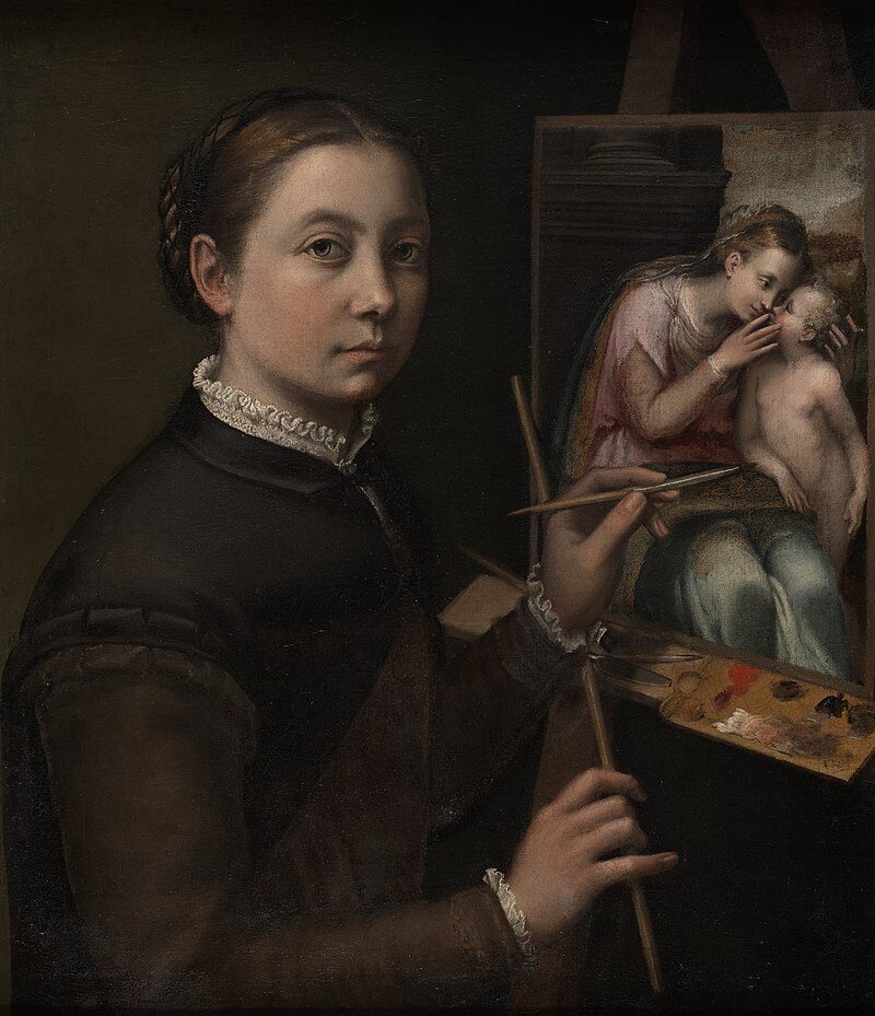 Sofonisba Anguissola's Self-Portrait in 1556