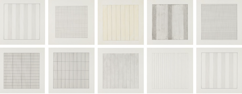 Paintings and Drawings, with 10 works, 1991 reflects a pursuit of inner clarity and emotional subtlety through minimal forms.
