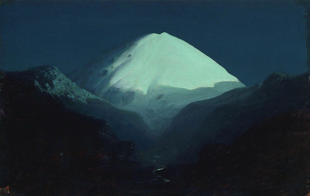 Elbrus, 1890–1895, by Arkhip Kuindzhi reflects the awe-inspiring beauty and might of nature.