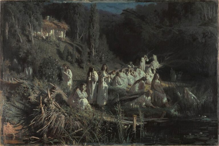 The Mermaids, 1871 by Ivan Kramskoy