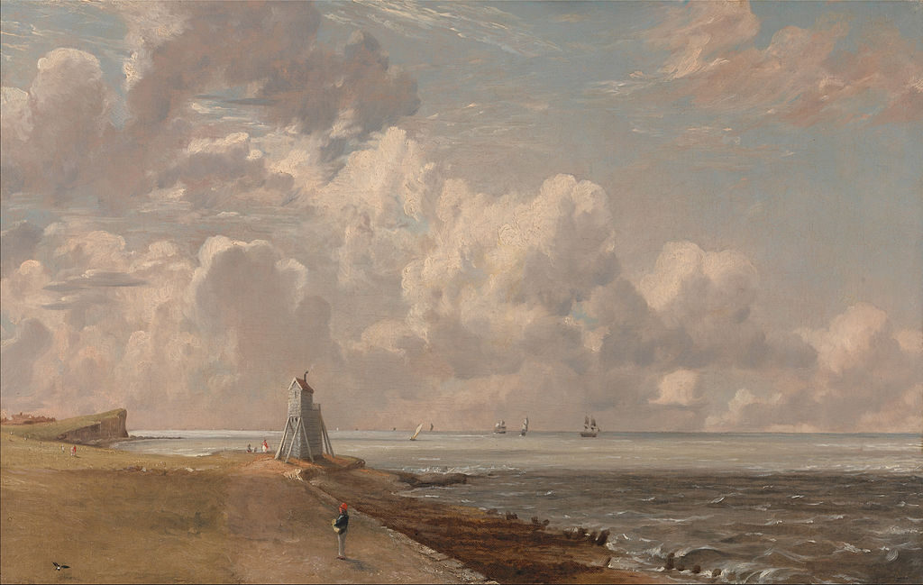Harwich Lighthouse (1820) by John Constable reflects the artist’s deep connection to the English coastline and maritime life.