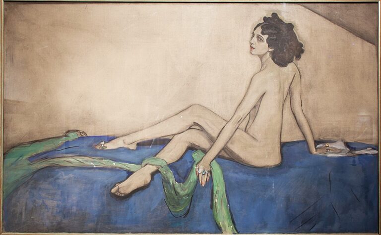 Portrait of Ida Rubinstein (1910) by Valentin Serov