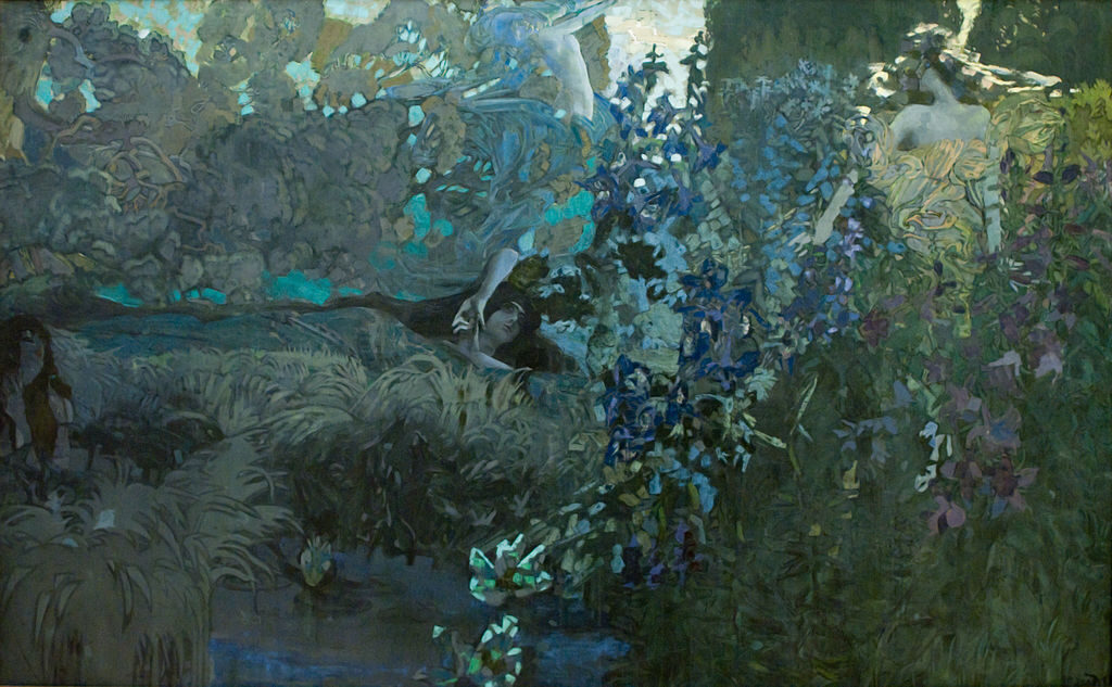 Morning, 1897, by Mikhail Vrubel reflects the quiet, dreamlike atmosphere of dawn.