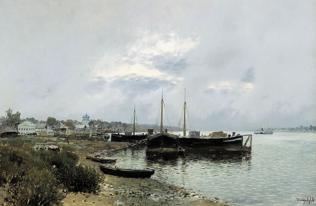 Plyos, 1889, by Isaac Levitan reflects Levitan's deep connection to the Russian countryside.