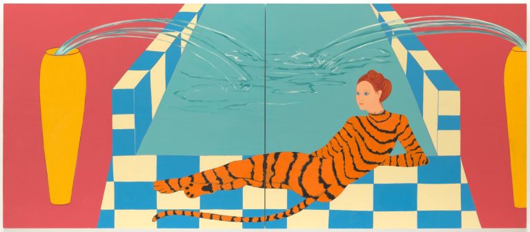 The bather #5, 1982 by Joan Brown