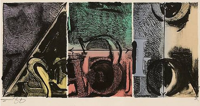 Voices II, 1982, by Jasper Johns