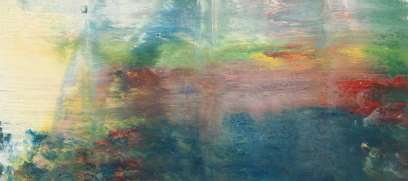 Eis (1973/1981), 1981, by Gerhard Richter reflects the haunting stillness and sublime isolation of frozen landscapes.