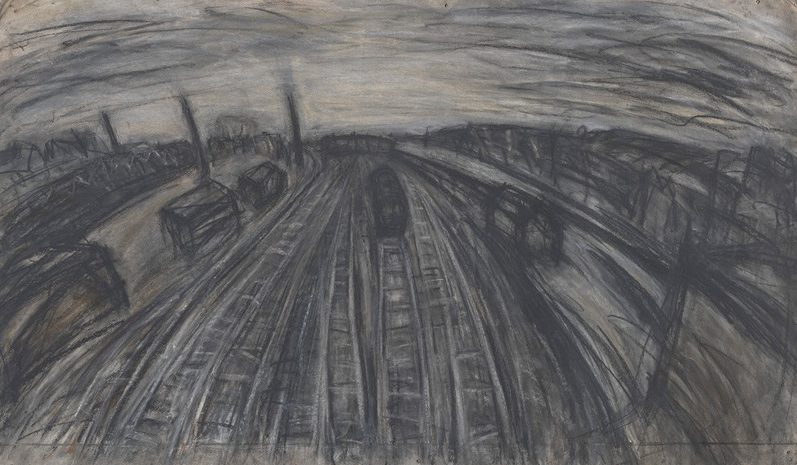 Willesden Junction by Leon Kossoff reflects the dynamic energy of London's industrial landscape.