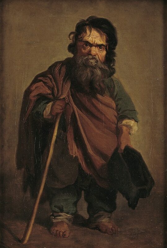 The Roman Dwarf Francesco Ravai, called Bajocco, 1773–1776 reflects a compassionate and dignified portrayal of an often-marginalized figure.