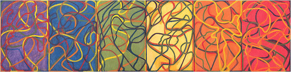 The Propitious Garden of Plane Image (Version One) (2000 - 2005) by Brice Marden