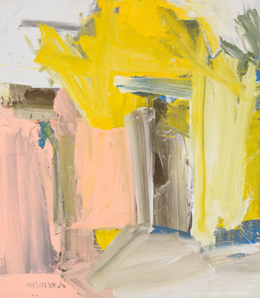 Door to the River, 1960 reflects de Kooning's shift toward a more landscape-inspired abstr.action