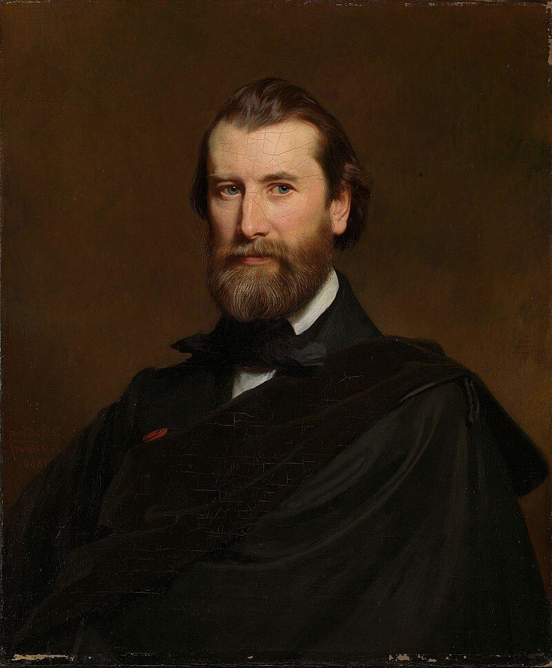 Portrait of Adolph Tidemand by Julius Roeting, 1860