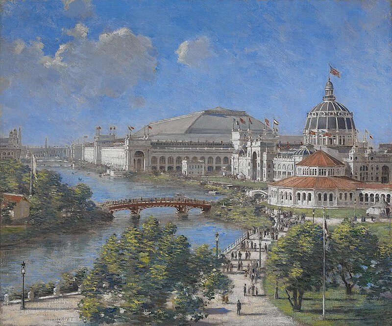 World's Columbian Exposition, 1894, by Theodore Robinson reflects the grandeur and optimism of the American Gilded Age