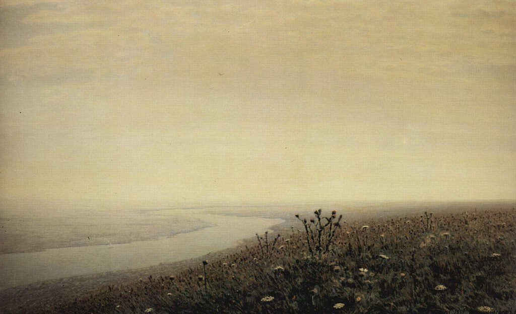 Dnieper in the Morning, 1881 showcases Kuindzhi's signature ability to capture the soft interplay of light and water.