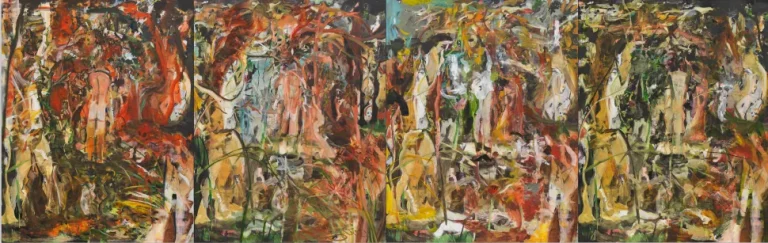 Saboteur four times, 2019 by Cecily Brown