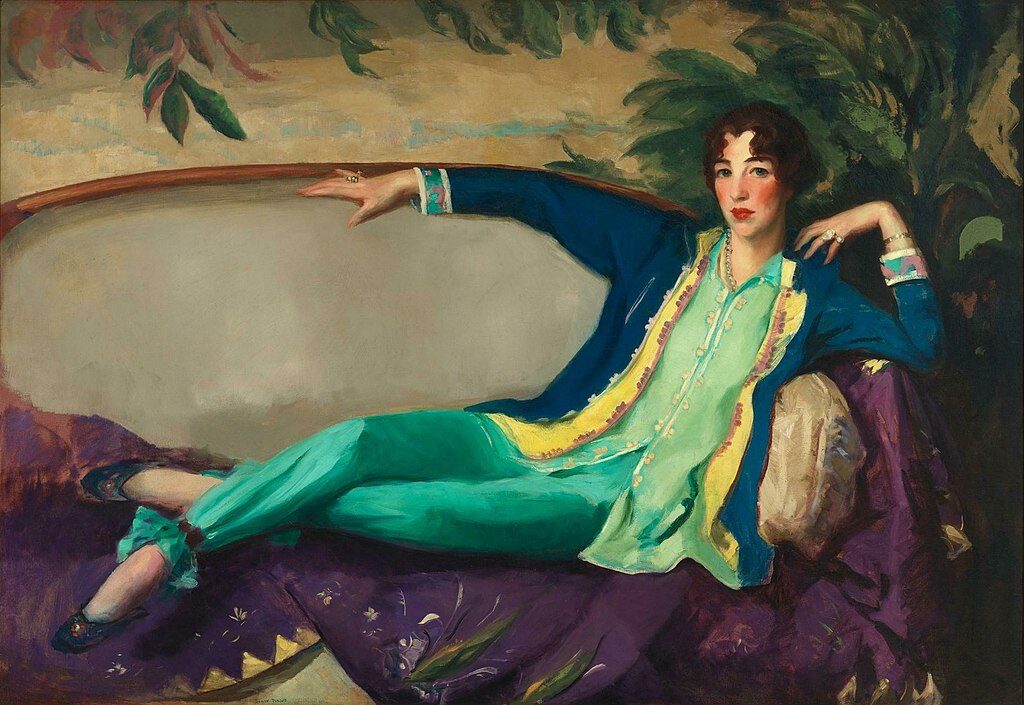 Gertrude Vanderbilt Whitney, 1916, by Robert Henri reflects a bold and modern portrayal of female strength and artistic independence