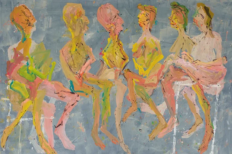 Oh, Ah, In Between, 2023 by Georg Baselitz