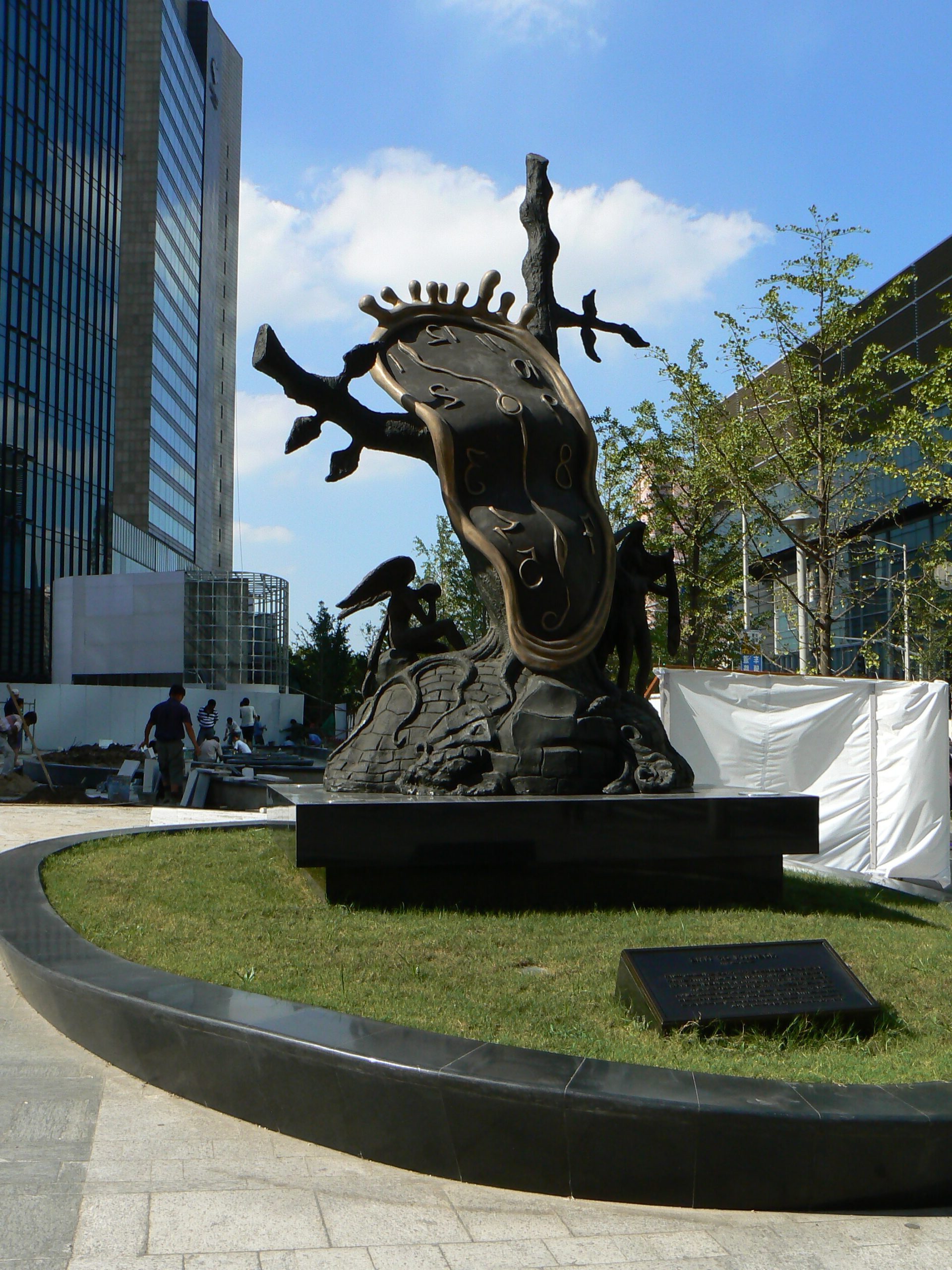 Nobility of Time (conceived in 1977 and first cast in 1984) reflects Dalí's exploration of time's fluidity, featuring his iconic melting clock motif