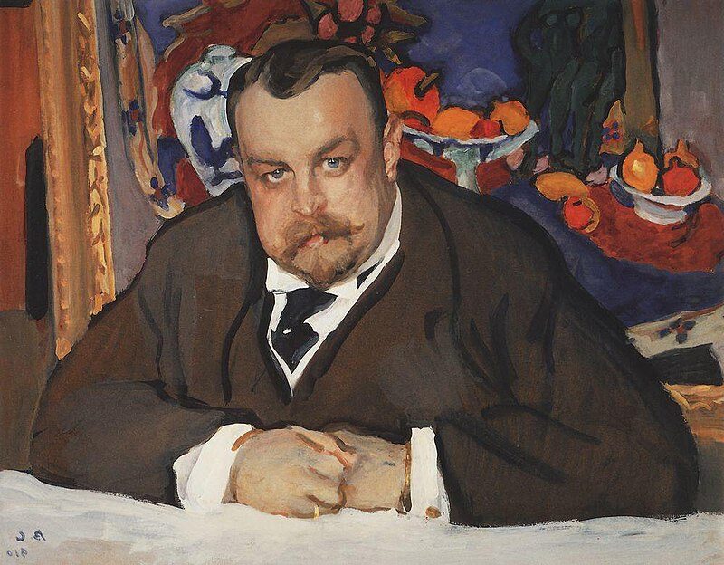 Portrait of Ivan Morozov, 1910 reflects the poised elegance and quiet confidence of the Russian industrialist and art collector.
