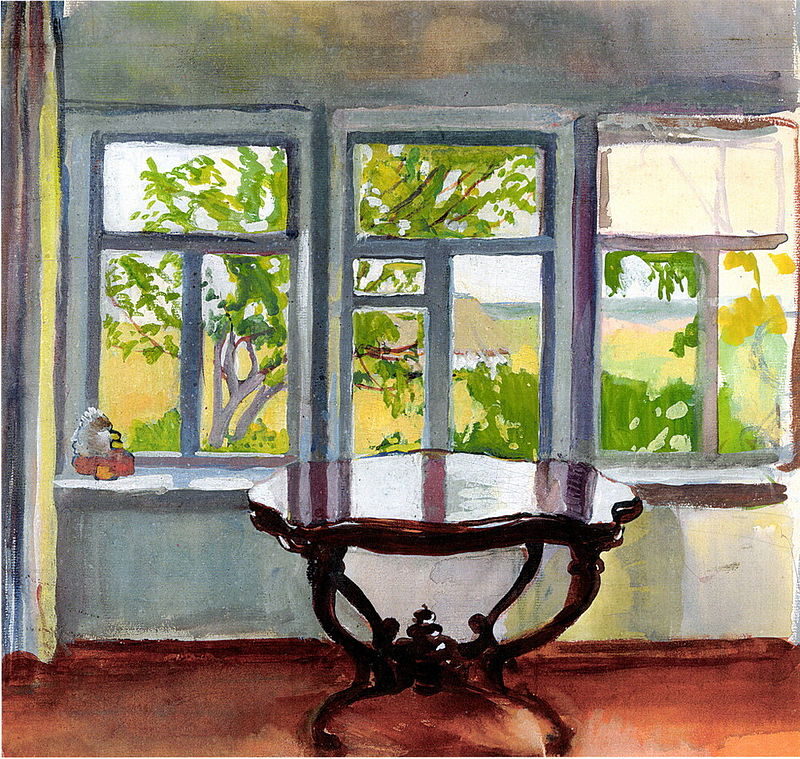 The Veranda in Spring, 1900 reflects Serebriakova's ability to convey a sense of tranquility and renewal.