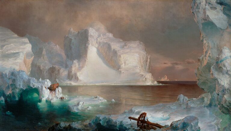 The Icebergs (1861) by Frederic Edwin Church