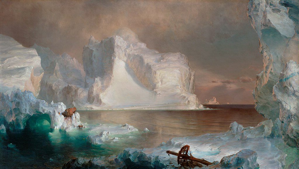 Les icebergs (1861) par Frederic Edwin Church