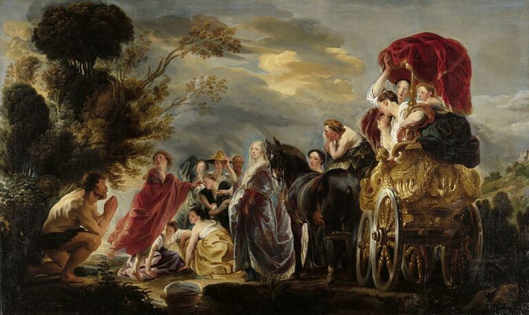 Meeting of Odysseus and Nausicaa (1630) by Jacob Jordaens