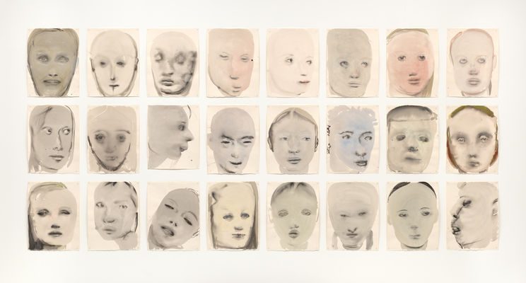 Chlorosis (Love Sick), 1994, by Marlene Dumas reflects the emotional weight of unrequited love and the fragility of human vulnerability.