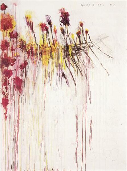 Coronation of Sesostris, 2000, by Cy Twombly reflects the mythic grandeur and ceremonial power of ancient history through layered symbolism.