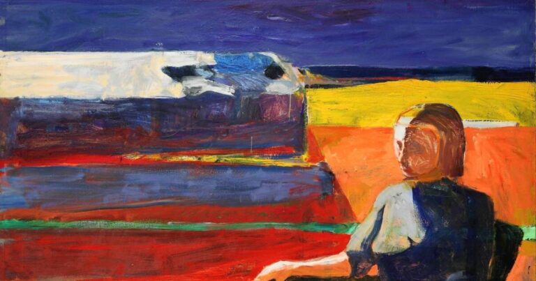 Woman on Porch, 1958, by Richard Diebenkorn