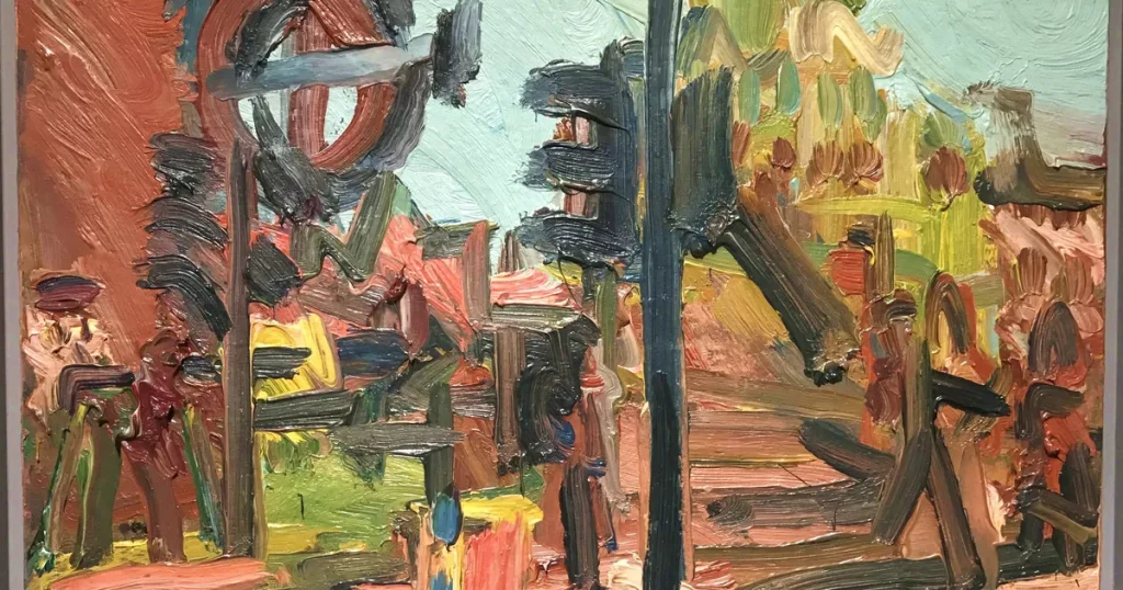 Camden Palace - Spring Morning II, 2000 by Frank Auerbach