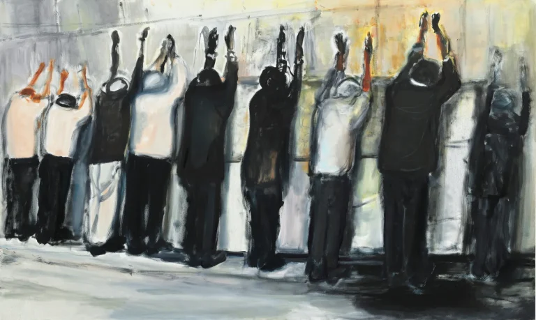 Wall Weeping, 2009 by Marlene Dumas
