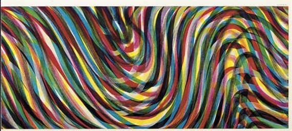Horizontal Wavy Lines, 1996, by Sol LeWitt