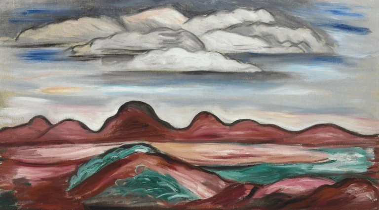 New Mexico Landscape, 1923 by Marsden Hartley