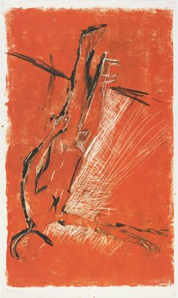 Nude with Three Arms, 1977, by Georg Baselitz reflects the artist's exploration of distorted human forms