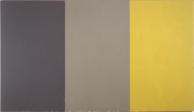 Range, 1970, by Brice Marden reflects a contemplative exploration of tone and materiality through subtle shifts in color.