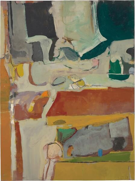 Urbana #4, 1953, by Richard Diebenkorn reflects the intersection of urban experience and abstraction.