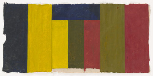 Study II, 1981, by Brice Marden reflects the evolution of gesture and abstraction through refined linear movement and a contemplative balance of form and space.