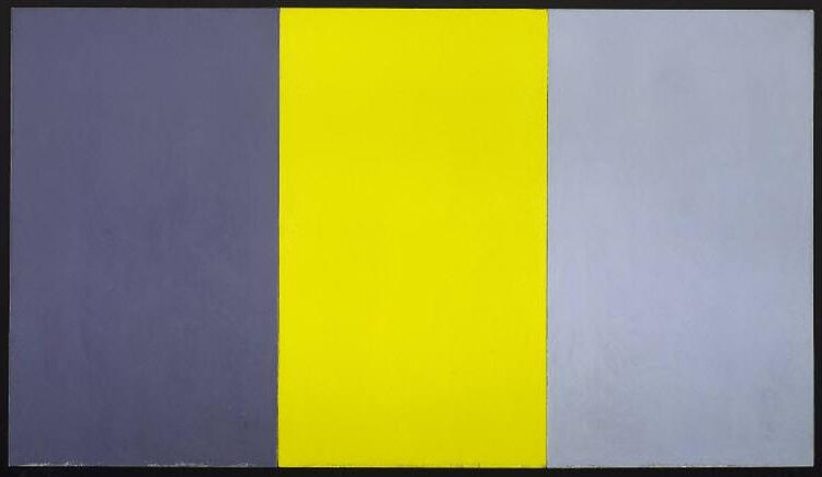 Summer Table, 1972, by Brice Marden reflects quiet stillness and sensory presence through subdued hues and the tactile surface of minimalist abstraction.