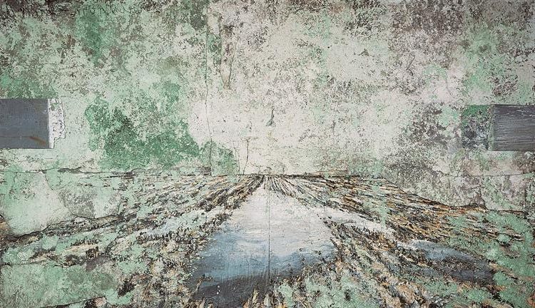 The Land of the Two Rivers (Zweistromland), 1995, by Anselm Kiefer reflects a layered meditation on Mesopotamian history and the cradle of civilization.