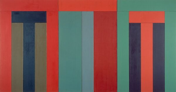 Thira, 1980, by Brice Marden reflects a lyrical response to the light and landscape of Greece through fluid lines and a meditative interplay of gesture and space.