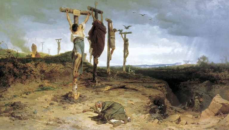 The Cursed Field (executed slaves), 1878 by Fyodor Bronnikov