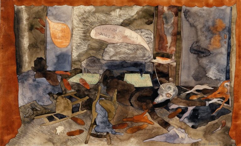 The Death of Countess Geschwitz (1918) by Charles Demuth