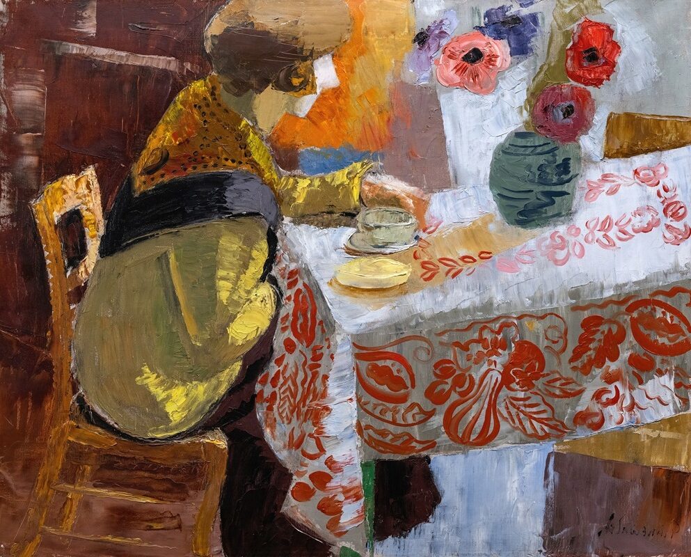 Breakfast, before 1925 by Isaac Grünewald reflects the quiet intimacy of domestic life in early 20th-century Sweden.